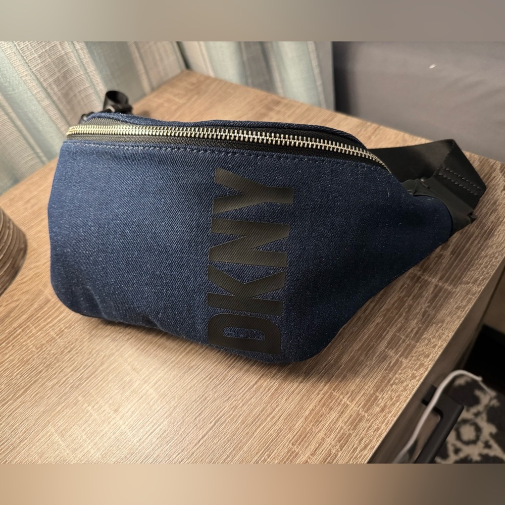 DKNY belt bag in denim
